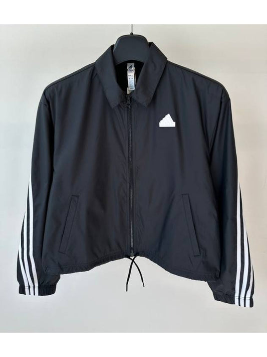 Windbreaker Jacket IB4154 Black WOMENS - ADIDAS - BALAAN 1