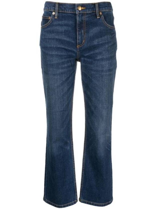 23FW Women's Crop Flare Denim Straight Pants Straight Pants 153248 401 BPG - TORY BURCH - BALAAN 1