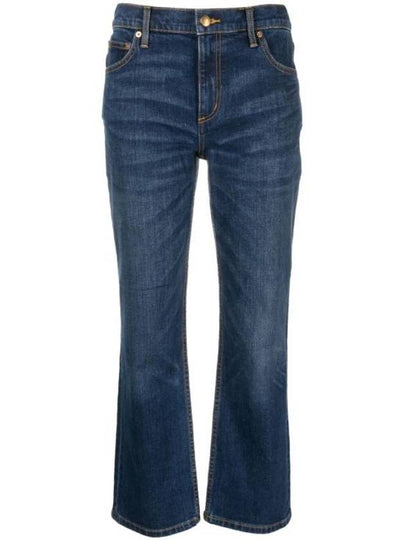 Mid-Rise Flare Jeans Blue - TORY BURCH - BALAAN 2