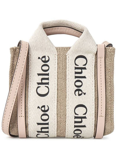 Nano Woody Tote Bag Cement Pink - CHLOE - BALAAN 2