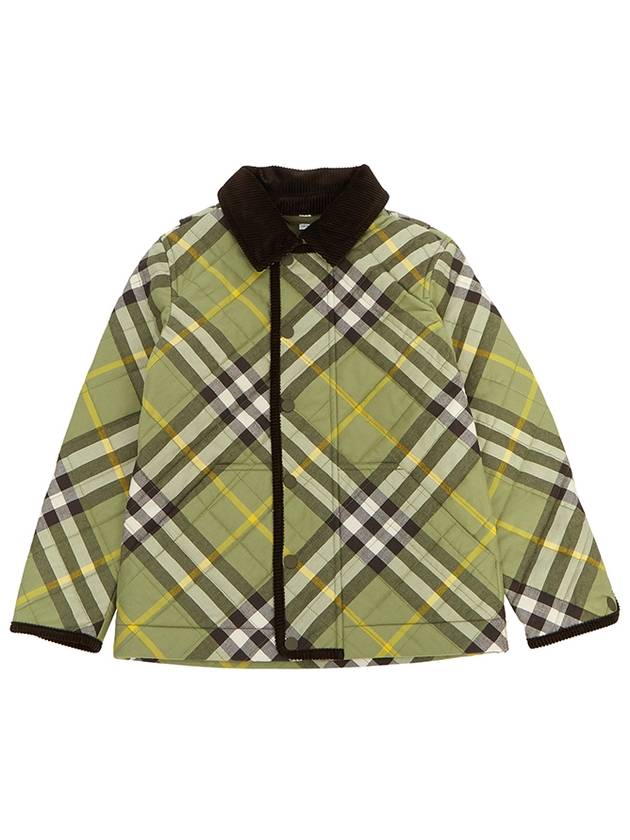 Vintage check quilted jacket green 8078160 12 14Y adults can wear - BURBERRY - BALAAN 2