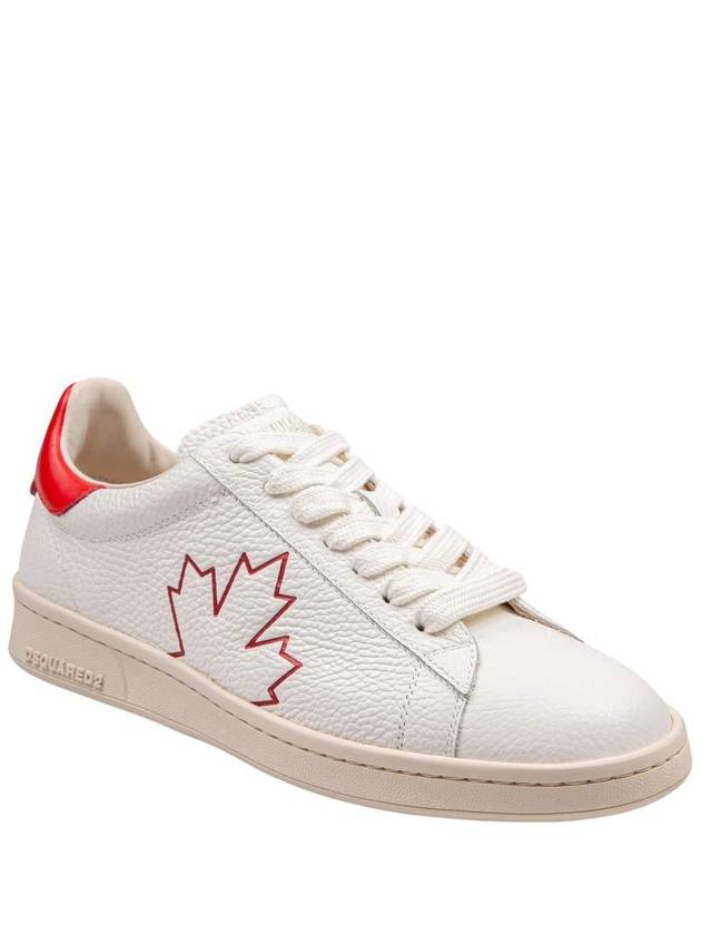 DSQUARED2 Soft Leather Sneakers - DSQUARED2 - BALAAN 2