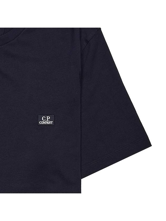 30/1 Jersey Logo Short Sleeve T-Shirt Navy - CP COMPANY - BALAAN 7