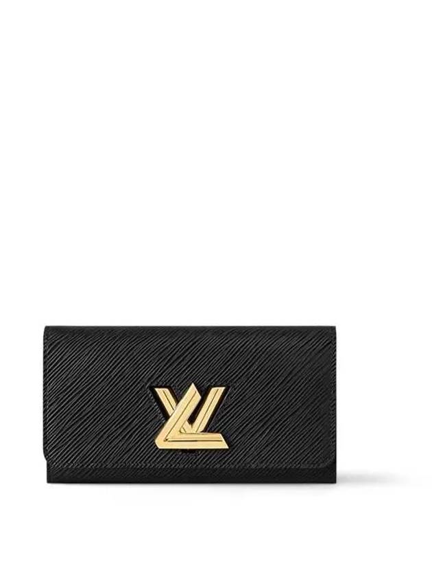 Epi Grain Twist Long Wallet Black - LOUIS VUITTON - BALAAN 2