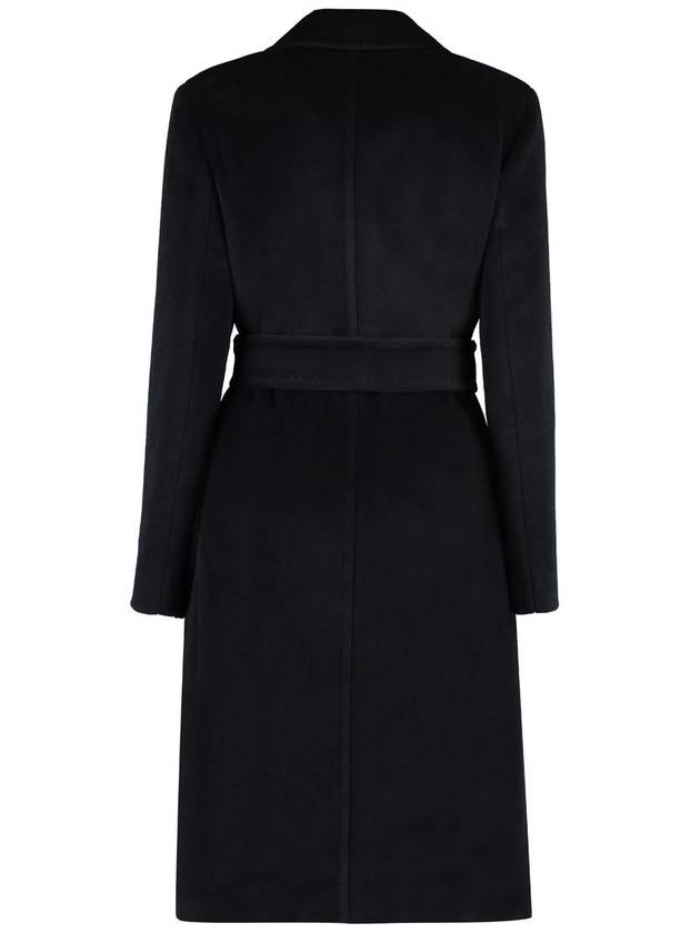 Asti Wool Single Coat Black - MAX MARA - BALAAN 3