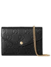 GG Chain Shoulder Bag Black - GUCCI - BALAAN 2