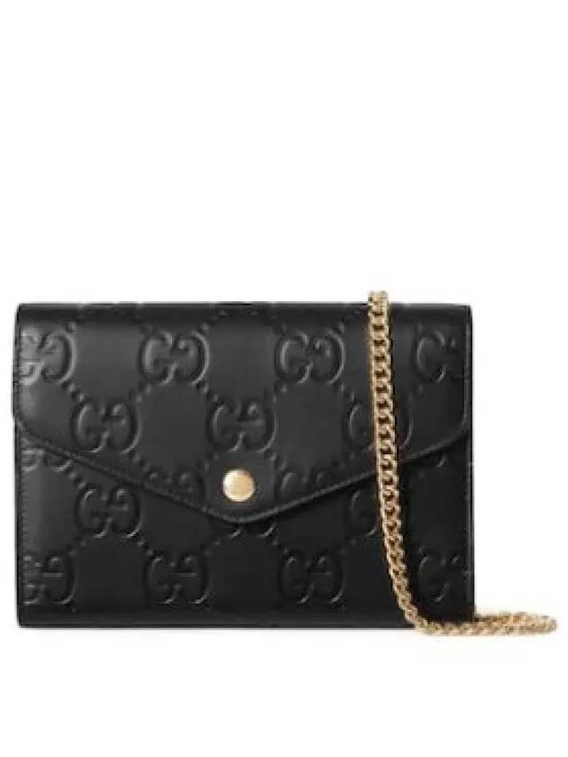 GG Chain Shoulder Bag Black - GUCCI - BALAAN 2