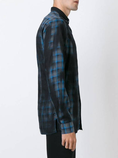 spray paint checked shirt - LANVIN - BALAAN 2