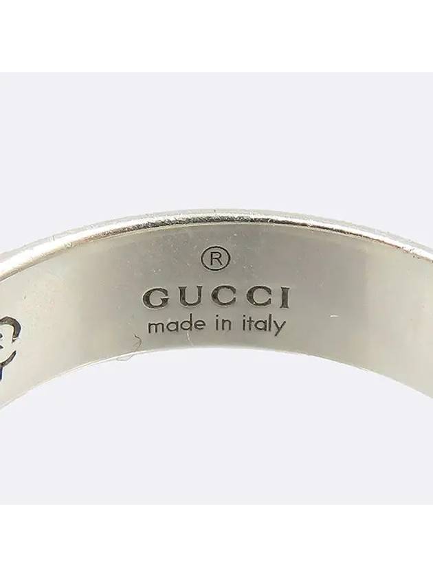 455247 925 Silver Blind for Love Ring No 13 - GUCCI - BALAAN 3