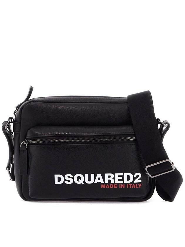 DSQUARED2 CROSSBODY VITELLO STAMPA LOGO - DSQUARED2 - BALAAN 1