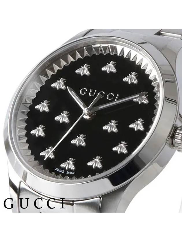 G Timeless Bee 32mm Steel Watch Silver - GUCCI - BALAAN 3