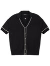7 1 Pre order delivery V neck collar cardigan black - MSKN2ND - BALAAN 3