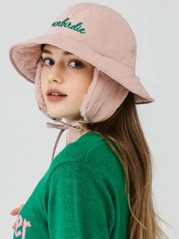 Earmuffs Padded Bucket Hat PINK - MONBIRDIE GOLF - BALAAN 1