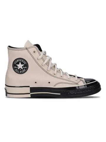 Chuck 70 High Natural Ivory and Black - CONVERSE - BALAAN 1