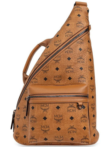 MCM Shoulder Backpack, Men's, Brown - MCM - BALAAN 1