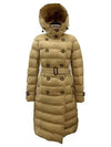 Arniston Long Down Padded Jacket Beige - BURBERRY - BALAAN 5