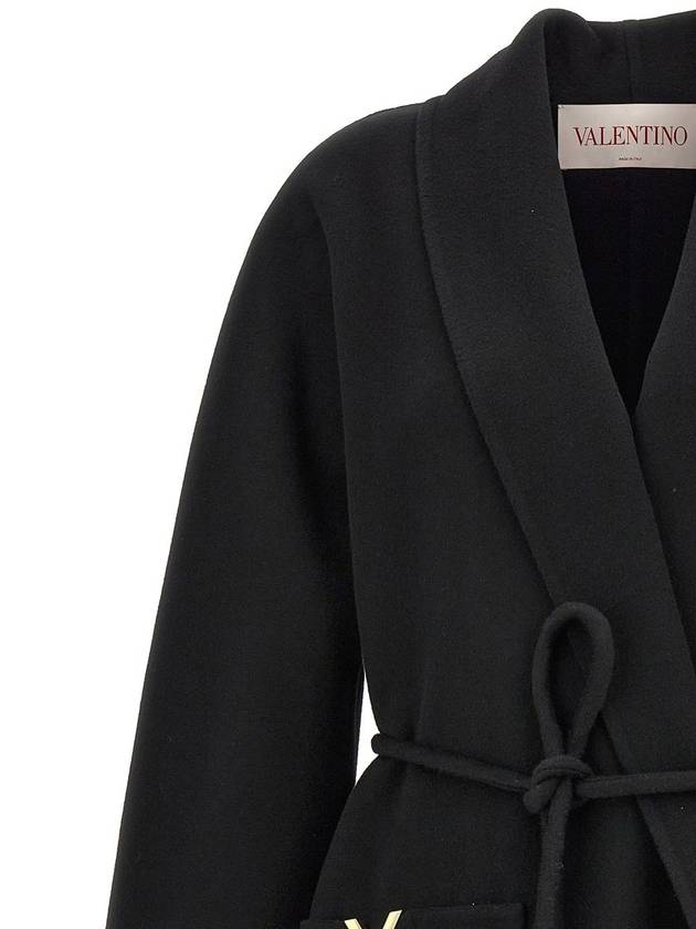 Valentino Garavani Valentino Garavani 'Vdetail' Coat - VALENTINO - BALAAN 3