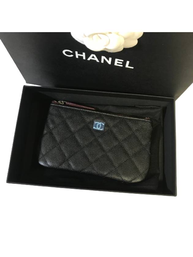 Classic mini pouch clutch silver A82365 - CHANEL - BALAAN 3