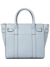 Bayswater Zipped Mini Tote Bag Blue - MULBERRY - BALAAN 4