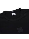 Mercerized Jersey Pocket Short Sleeve T-Shirt Black - CP COMPANY - BALAAN 4