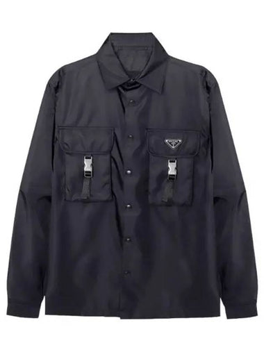 Re nylon shirt jacket - PRADA - BALAAN 1