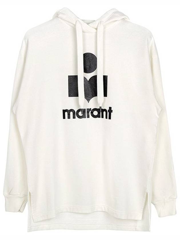 Marly Logo Hoodie White - ISABEL MARANT - BALAAN 2