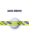 Golf Ball Blue Dragon Vista 3 Prism 360 3 Piece 1 Dozen 12 Balls - VOLVIK - BALAAN 4