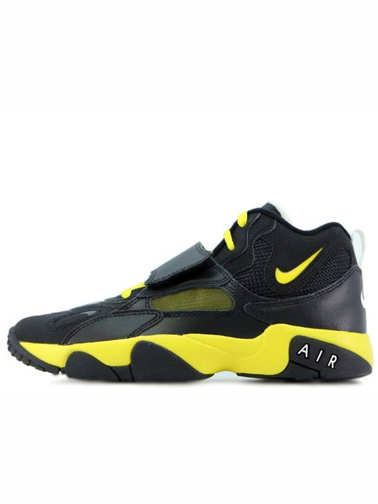 Air Speed ??Tough High Top Sneakers Black Yellow - NIKE - BALAAN.