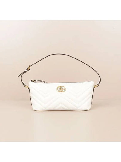 GG Marmont Shoulder Bag White - GUCCI - BALAAN 2