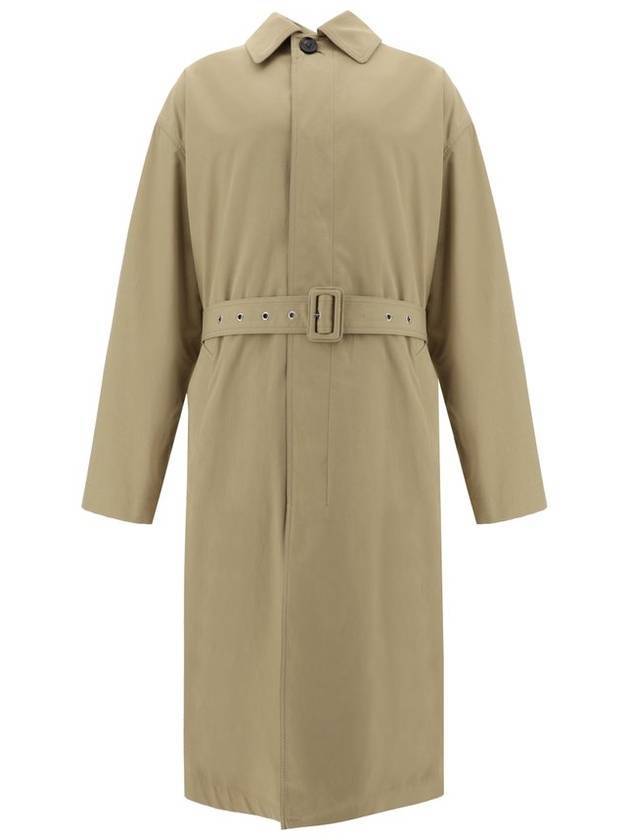 Light Cotton Twill Trench Coat Beige - BOTTEGA VENETA - BALAAN 1