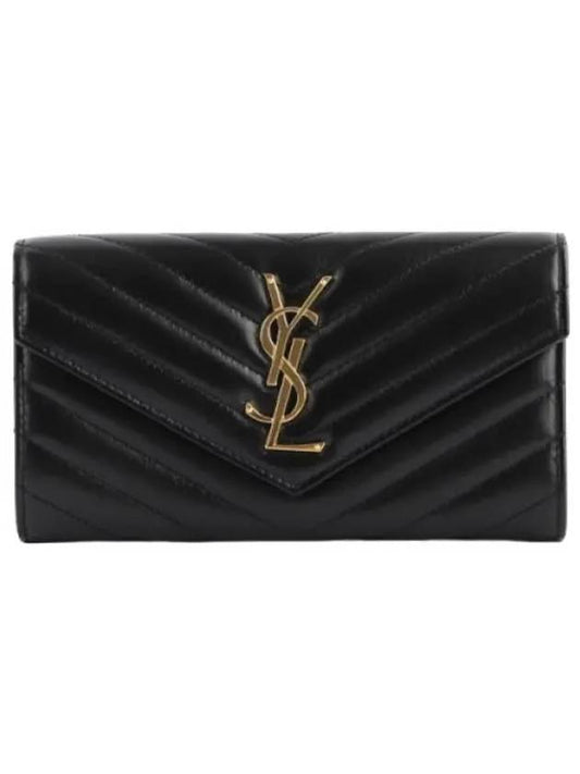 Cassandra Matelasse Large Flap Wallet Women s Long - SAINT LAURENT - BALAAN 1