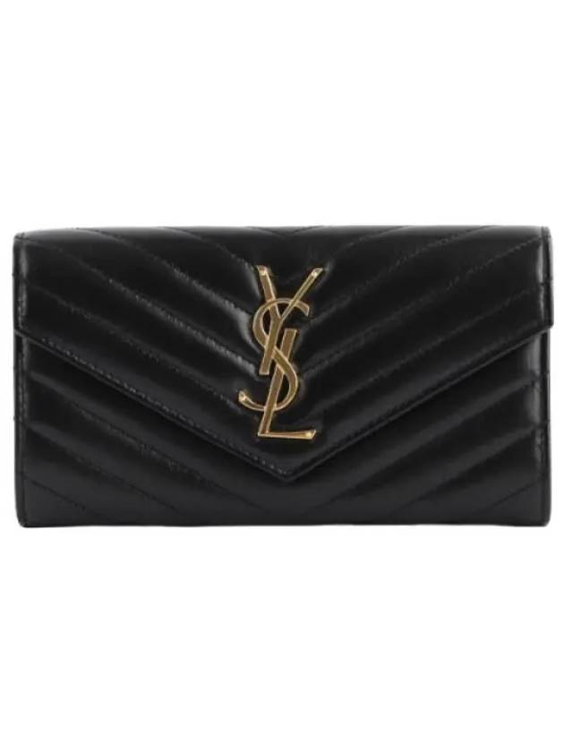 Cassandra Matelasse large flap wallet - SAINT LAURENT - BALAAN 1