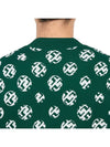 Men's Golf Gus Jacquard Crew Neck Sweater Green - J.LINDEBERG - BALAAN 8