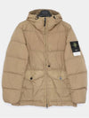 Crinkle Reps Re-Nylon Down Padding Beige - STONE ISLAND - BALAAN 3