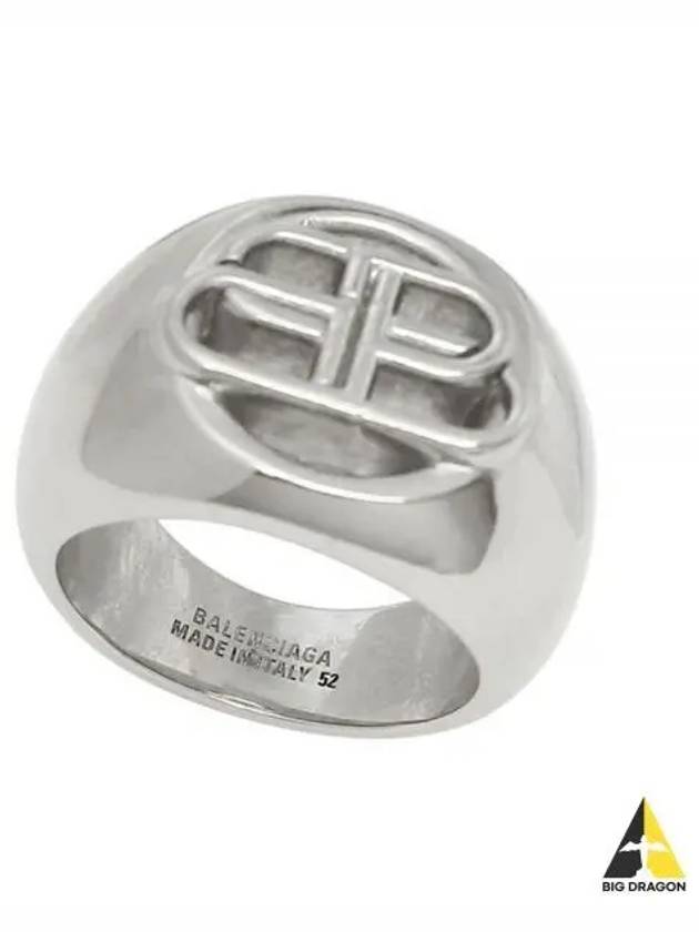 BB Signature Bold Ring Silver - BALENCIAGA - BALAAN 2