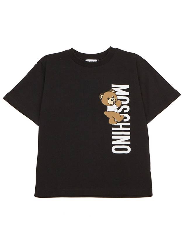 Kids short sleeved t shirt HVM03R LAA02 60100 Adults can wear - MOSCHINO - BALAAN 1