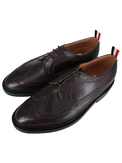 Men's Three Stripes Tab Classic Leather Brogue Brown - THOM BROWNE - BALAAN 2