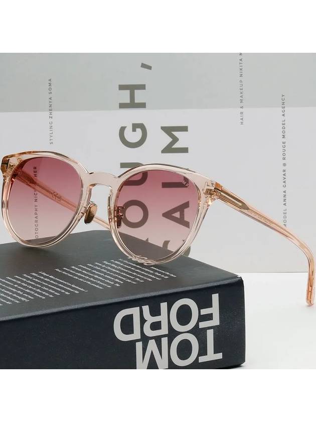 Sunglasses TF1052K 72T Pink Transparent Horn Rim Asian Fit - TOM FORD - BALAAN 2