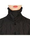 Diamond Quilted Thermoregulated Jacket Black - BURBERRY - BALAAN.