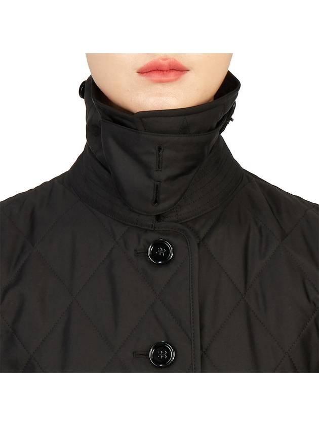 Diamond Quilted Thermoregulated Jacket Black - BURBERRY - BALAAN 10