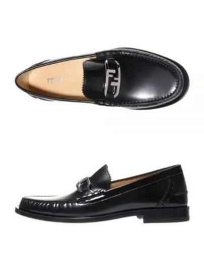 Leather Loafers Black - FENDI - BALAAN 2