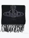 ORB Logo Muffler Black - VIVIENNE WESTWOOD - BALAAN 2