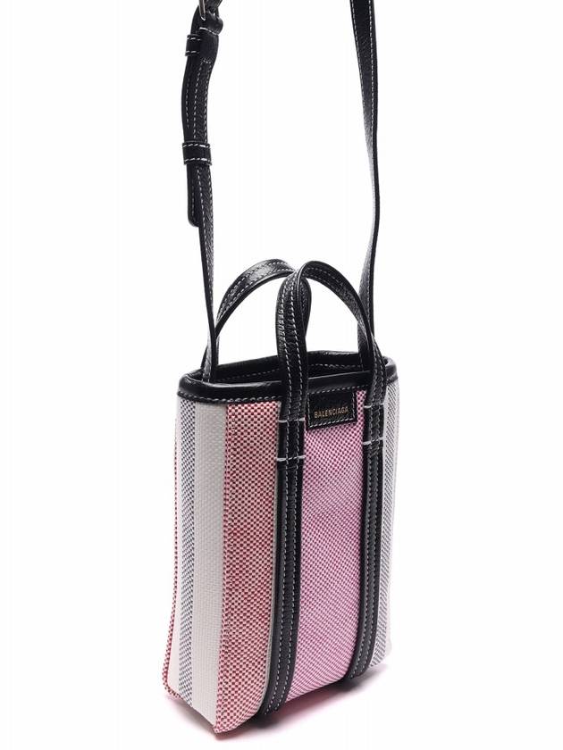 Barbes Striped Tote Bag Pink - BALENCIAGA - BALAAN 4