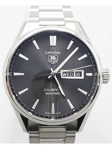 WAR201A CARRERA Caliber5 Automatic Day Date Steel Men s Watch - TAG HEUER - BALAAN 1