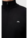 Kian Half Zip-Up Knit Top Black - J.LINDEBERG - BALAAN 5