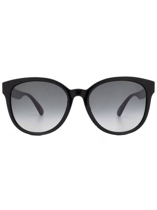 Eyewear Tricolor Bridge Oversized Round Sunglasses Black - GUCCI - BALAAN 1
