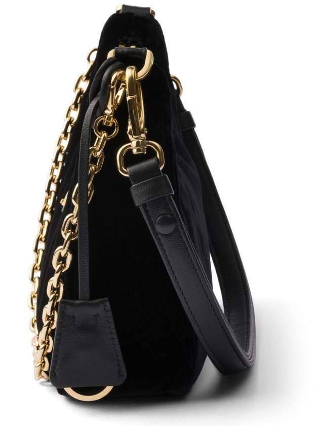 Re Edition Velvet Mini Bag Black - PRADA - BALAAN 7