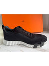 Bouncing Sneakers Mesh Suede Goatskin Noir - HERMES - BALAAN 6