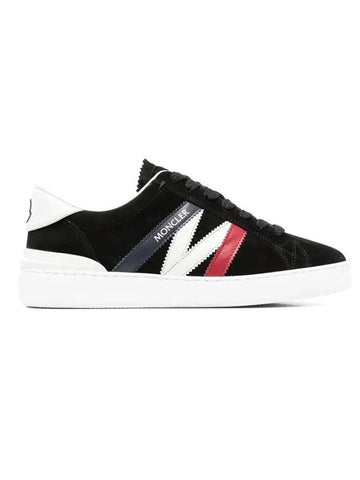 Monaco M Trainer Low Top Sneakers Black - MONCLER - BALAAN 1