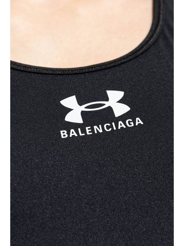 Balenciaga Top With Logo, Women's, Black - BALENCIAGA - BALAAN 5